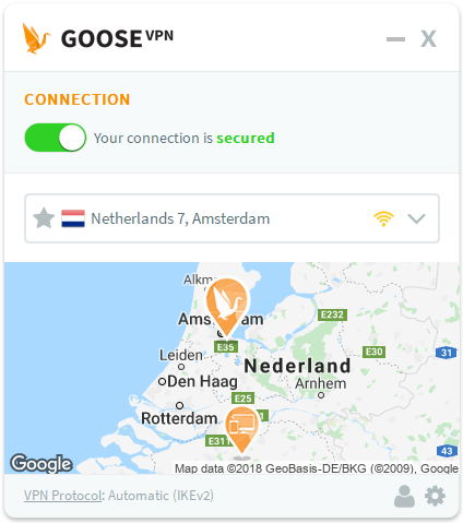 Goose_VPN_Screenshot Screenshot von Goose VPN