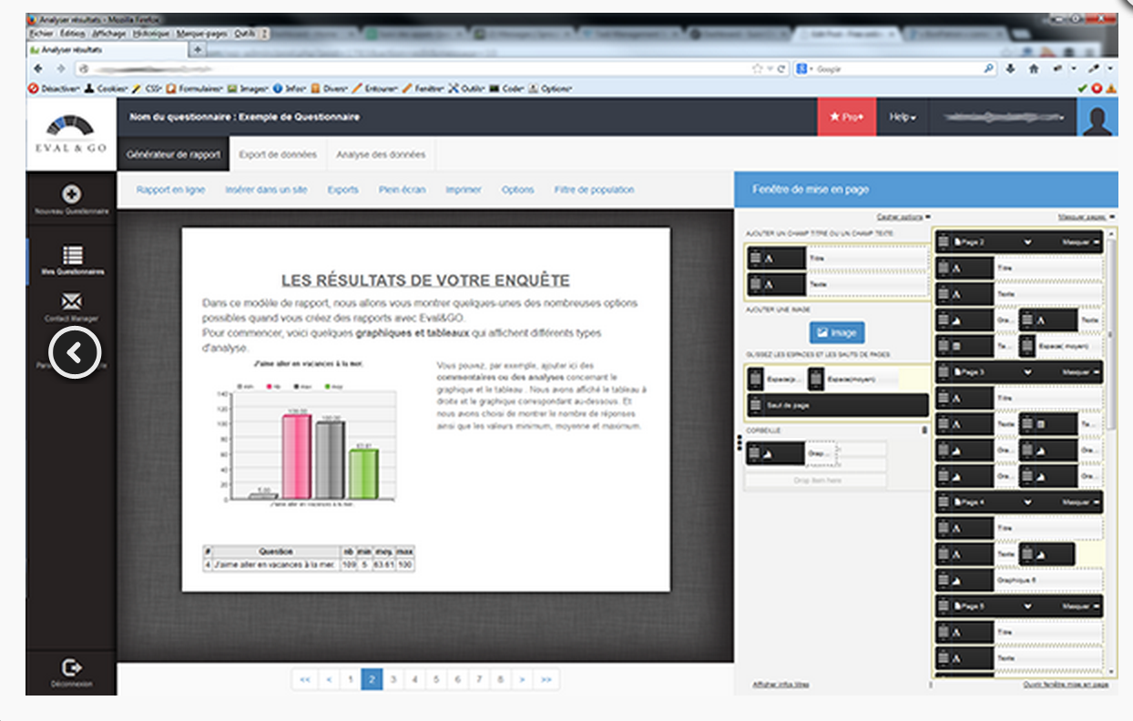 Eval&Go Conception des rapports