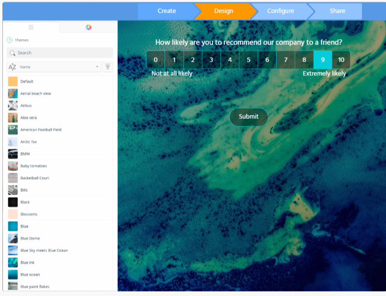 Martech: Creazione di un sondaggio aziendale con SurveyLegend