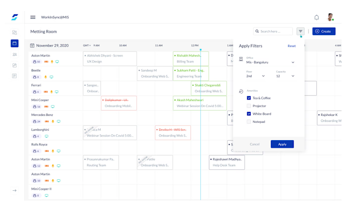 Top 5 meeting room booking systems and their key features