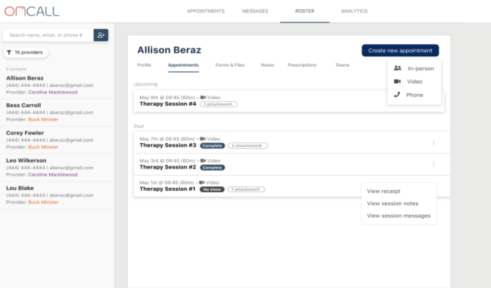 OnCall Health patient records