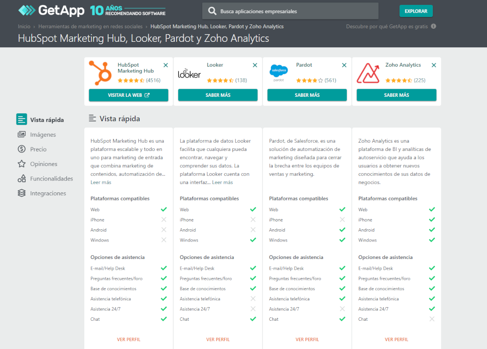 ciencia-de-datos-en-marketing-analytics-ES-GetApp-screenshot-comparativa-1 Comparación de productos de ciencia de datos en marketing analytics