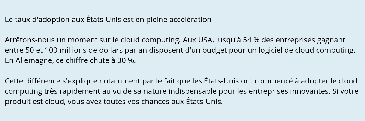expansion pme etats unis