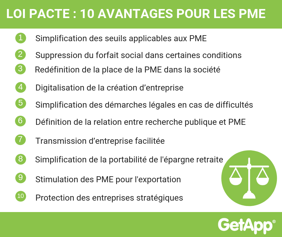 10-advantages-pour-les-PME Advantages du Loi Pacte