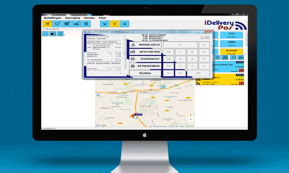 iDeliveryPOS-eten-bezorgen eten bezorgen tool
