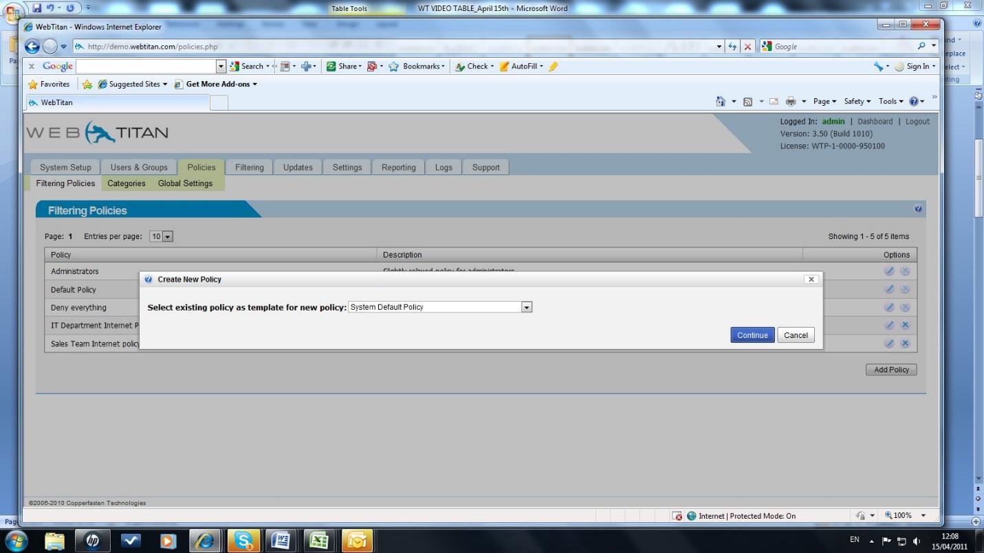interface-création-filtres-contenu-web-Webroot Interface de créations de filtres de contenu web sur Webroot