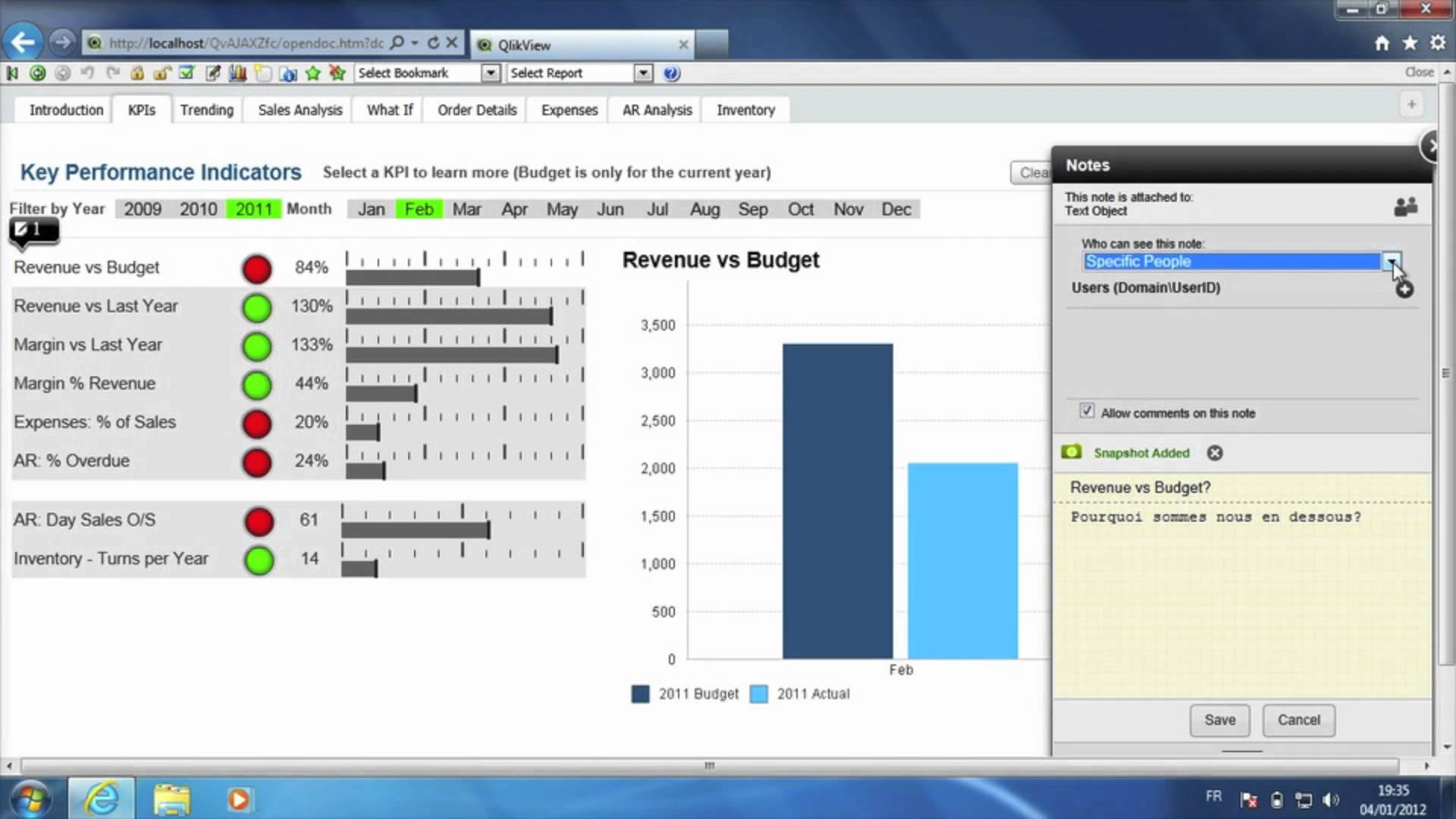 QlikView outils de business intelligence