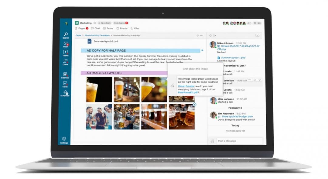 Samepage, herramienta de gestión de tareas