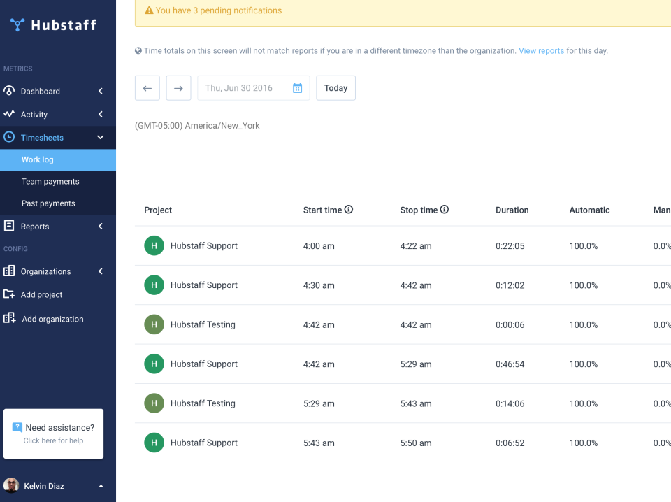 tijd-bijhouden-in-Hubstaff tijd bijhouden in hubstaff