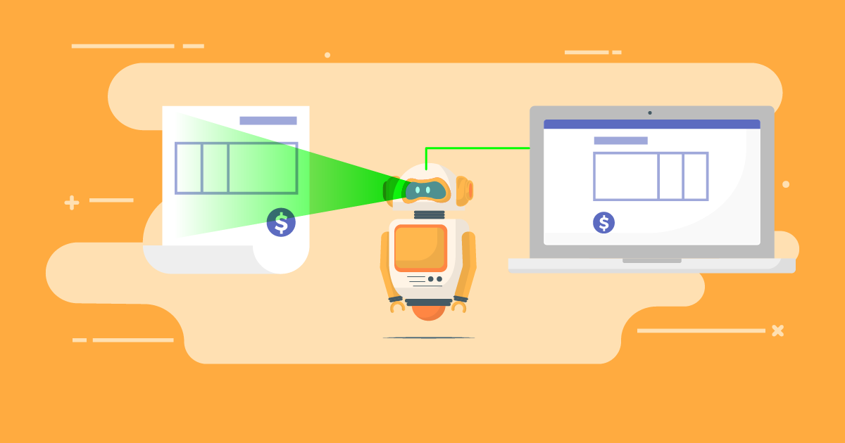 Robotor macht OCR Texterkennung