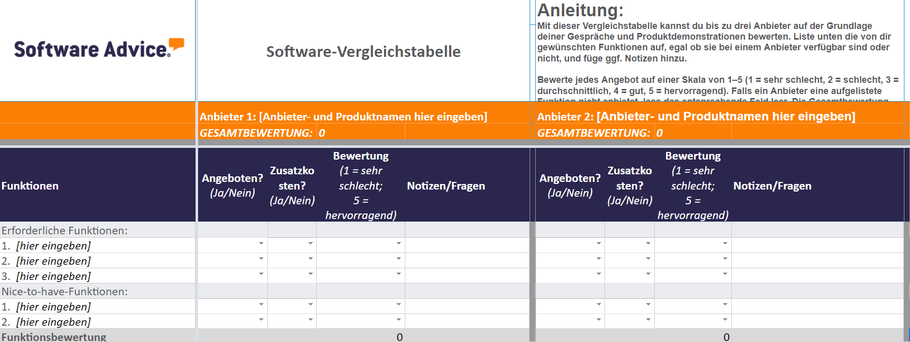 Softwareauswahl-Vorgehensmodell-DE-SA Screenshot Softwareauswahl-Vorgehensmodell