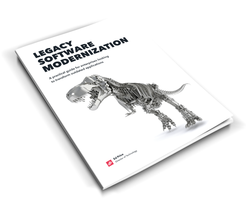 Legacy software modernization cover