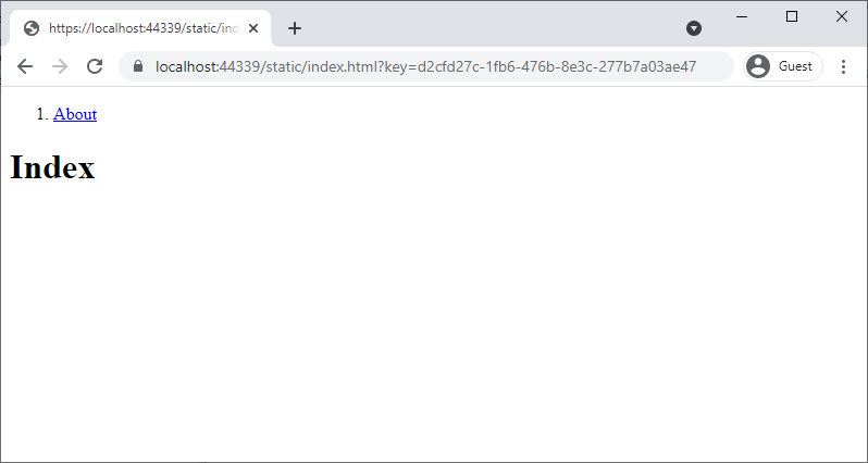 File access via key