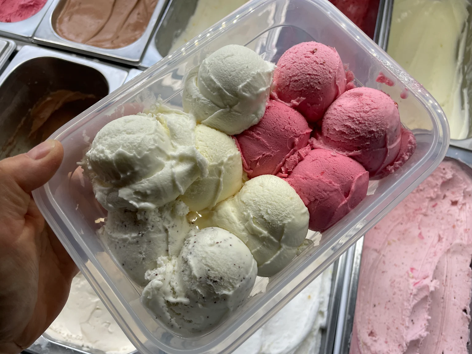 Eis zum Mitnehmen