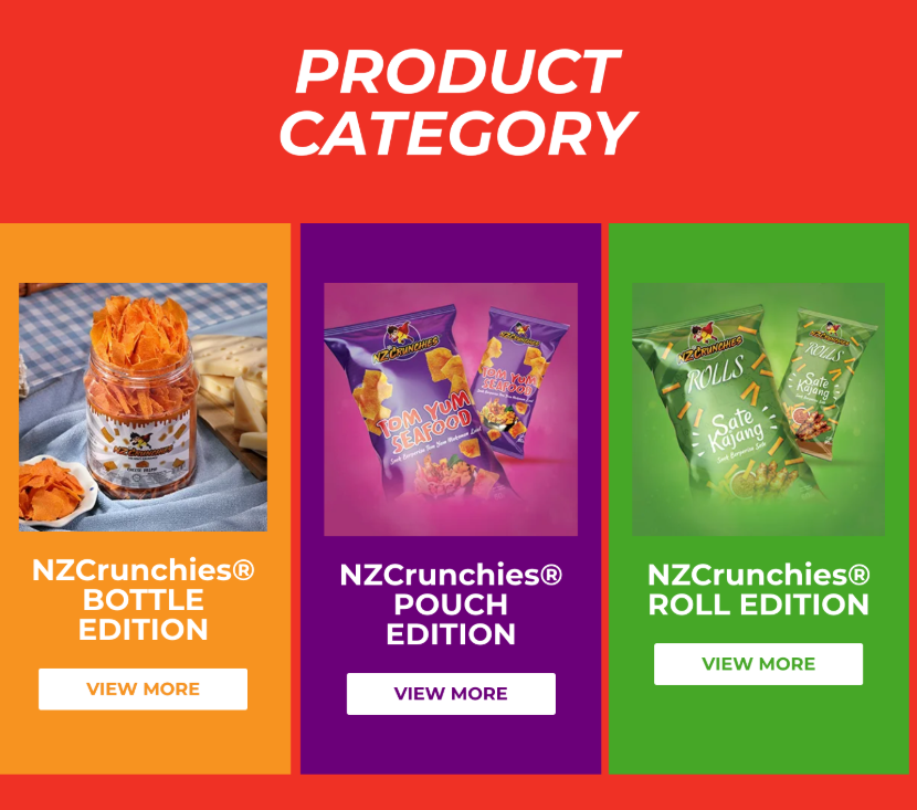 three NZCrunchies products are featured against a colorful backdrop