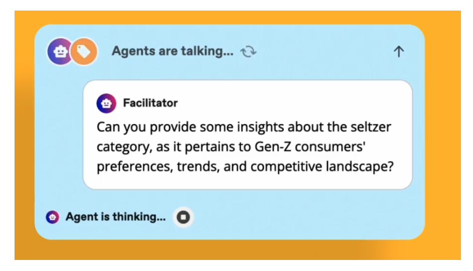 user asks Zappi Facilitator Agent to find relevant data on Gen Z audiences 