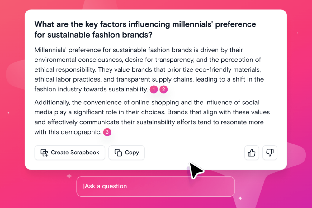 summary on what millennials preferences are for sustainable fashion brands