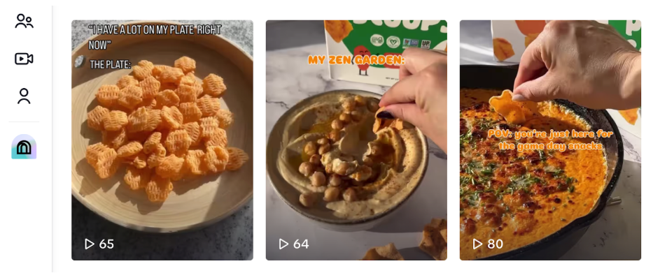 Spudsy delighted to win puns and product videos on their TikTok page. 