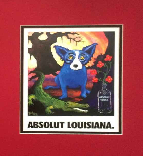 Absolut x George Rodrigue art