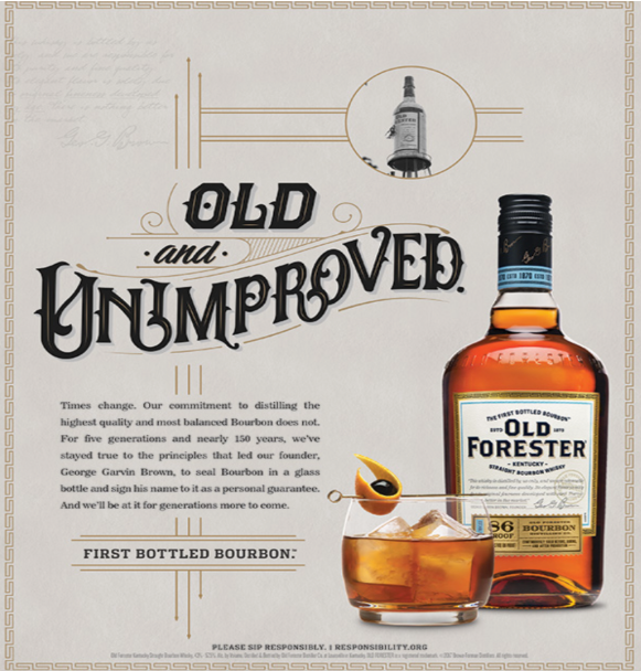 Old Forester whiskey ad