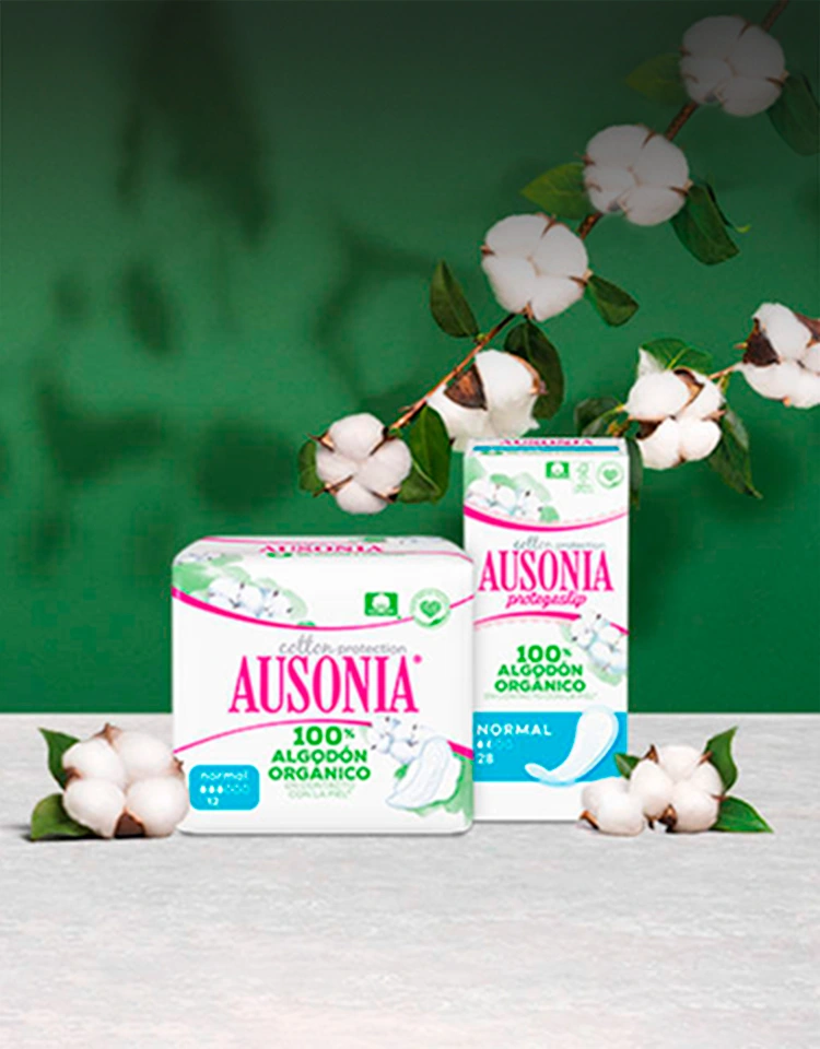 AUSONIA Pensos higiénicos Cotton Protection PLP Banner