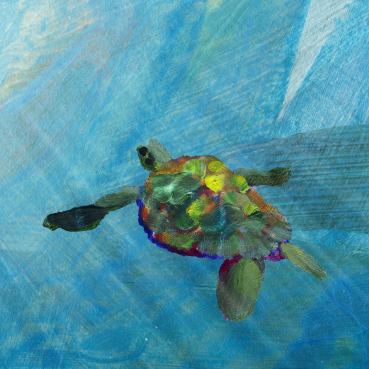 Jacco Olivier, Sea Turtle, 2022 (still image from animated film)