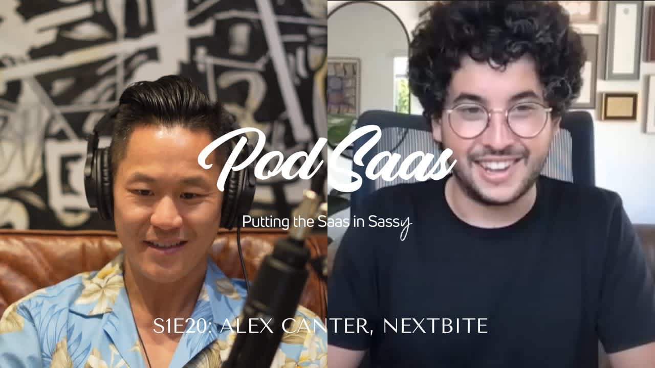 S1E20: The One with Alex Canter of Nextbite