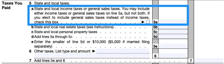 Car Lease Tax Write-Off | Enter your car lease sales tax in line 5a of Schedule A