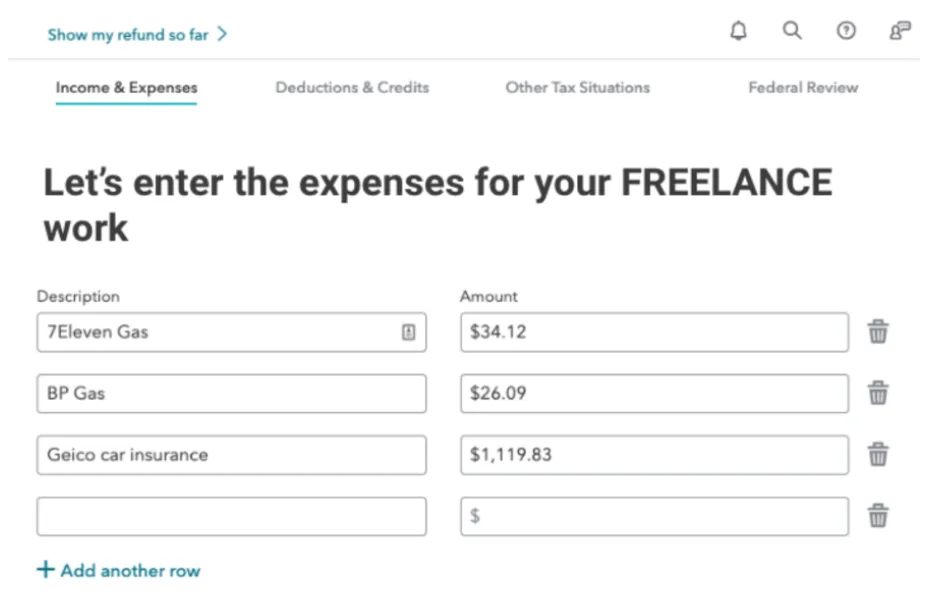 It can be hard to remember the toll fee you paid 9 months ago when faced with this UI at tax time.