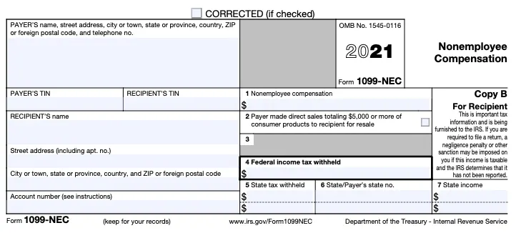 DoorDash 1099 Taxes | Form 1099-NEC for Nonemployee Compensation
