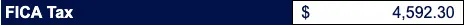 The employer portion of Alba's FICA taxes, automatically calculated to be $4,592.30