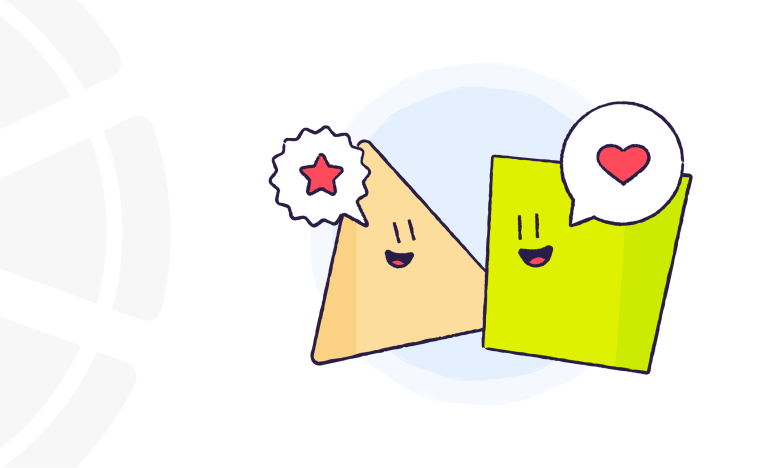 two character shapes talking and listening