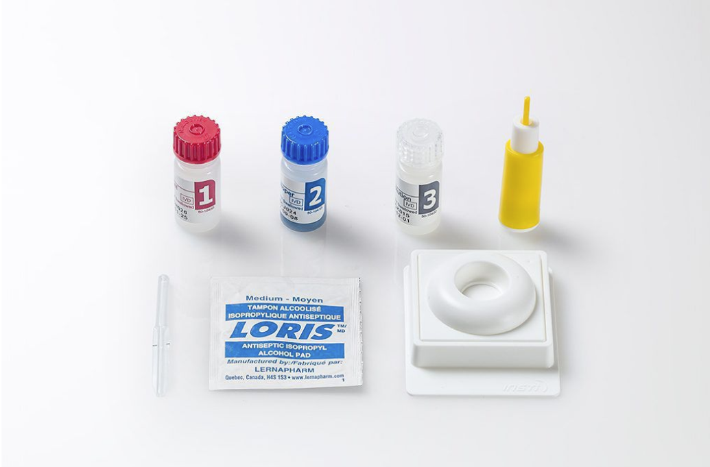 Sample tubes and blood test device