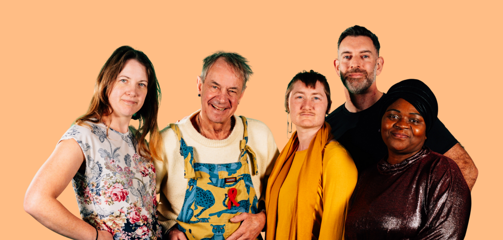 Emily, Ashley, Sun Josh and Irene stand together