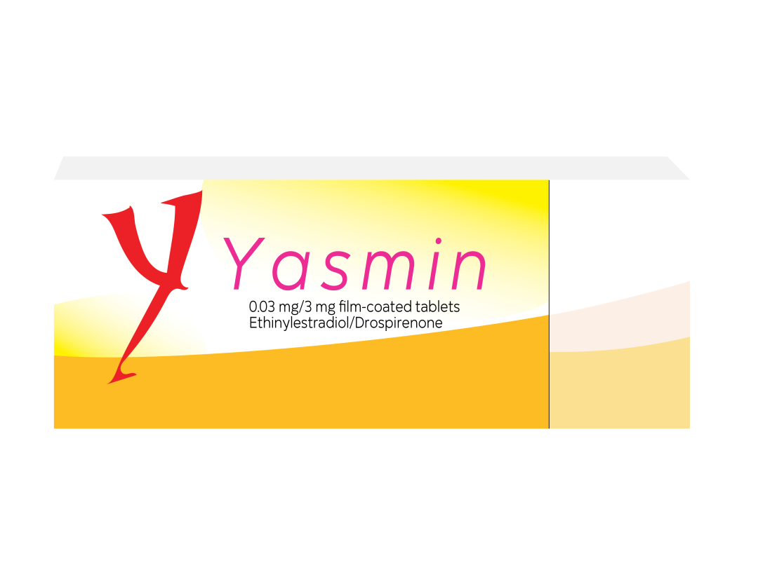 Yasmin 0.03mg/3mg film-coated tablets, ethinylestradiol/drospirenone