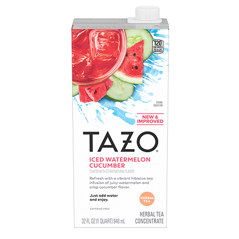 TAZO Iced Watermelon Cucumber Herbal Tea Concentrate | TAZO® Tea