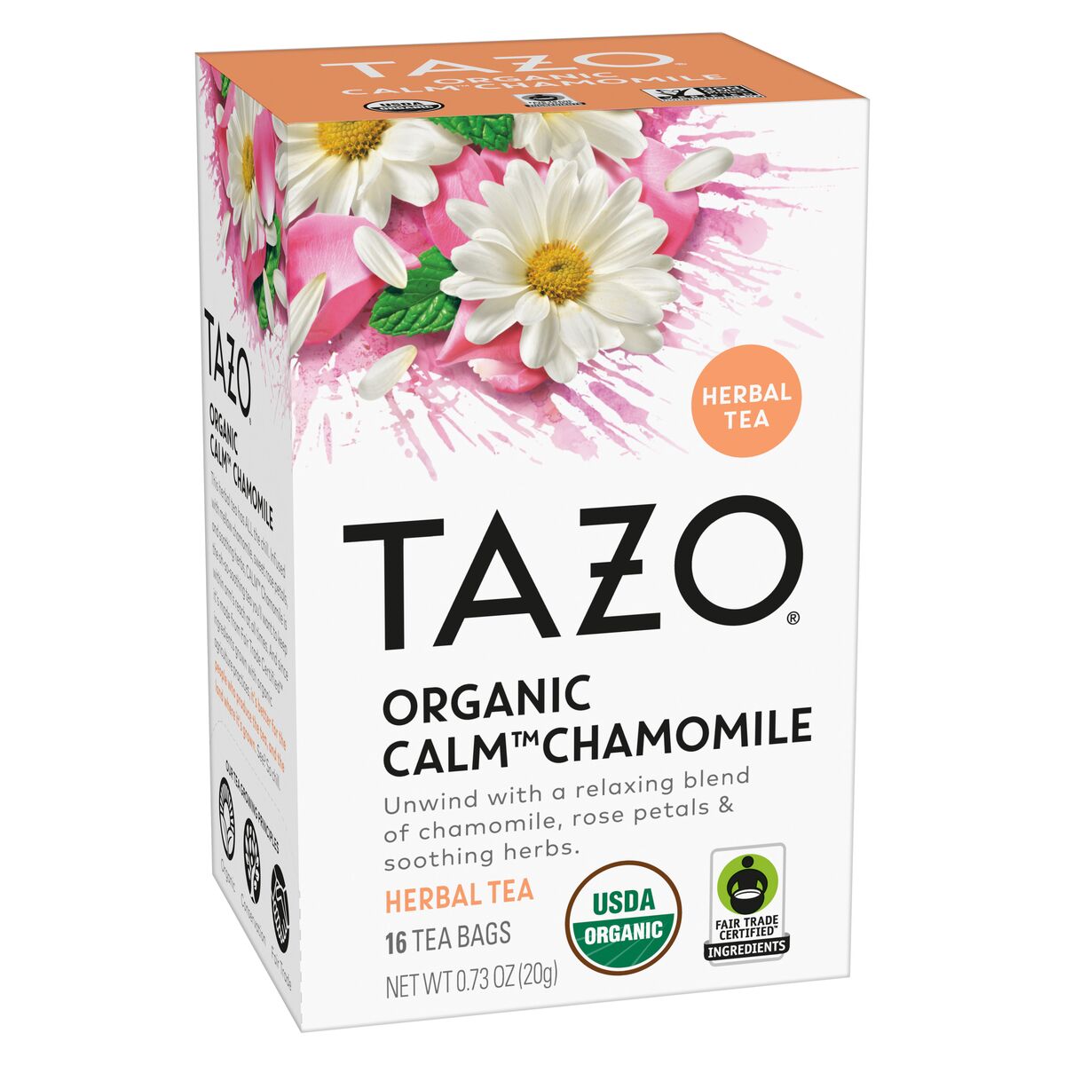 ORGANIC CALM CHAMOMILE 16 TEA BAGS image