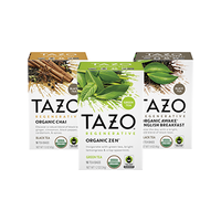  By The Cup Tazo Tea Bags Sampler Variety Gift Box with By The  Cup Honey Sticks, 10 Different Flavors, 20 Count : Grocery & Gourmet Food