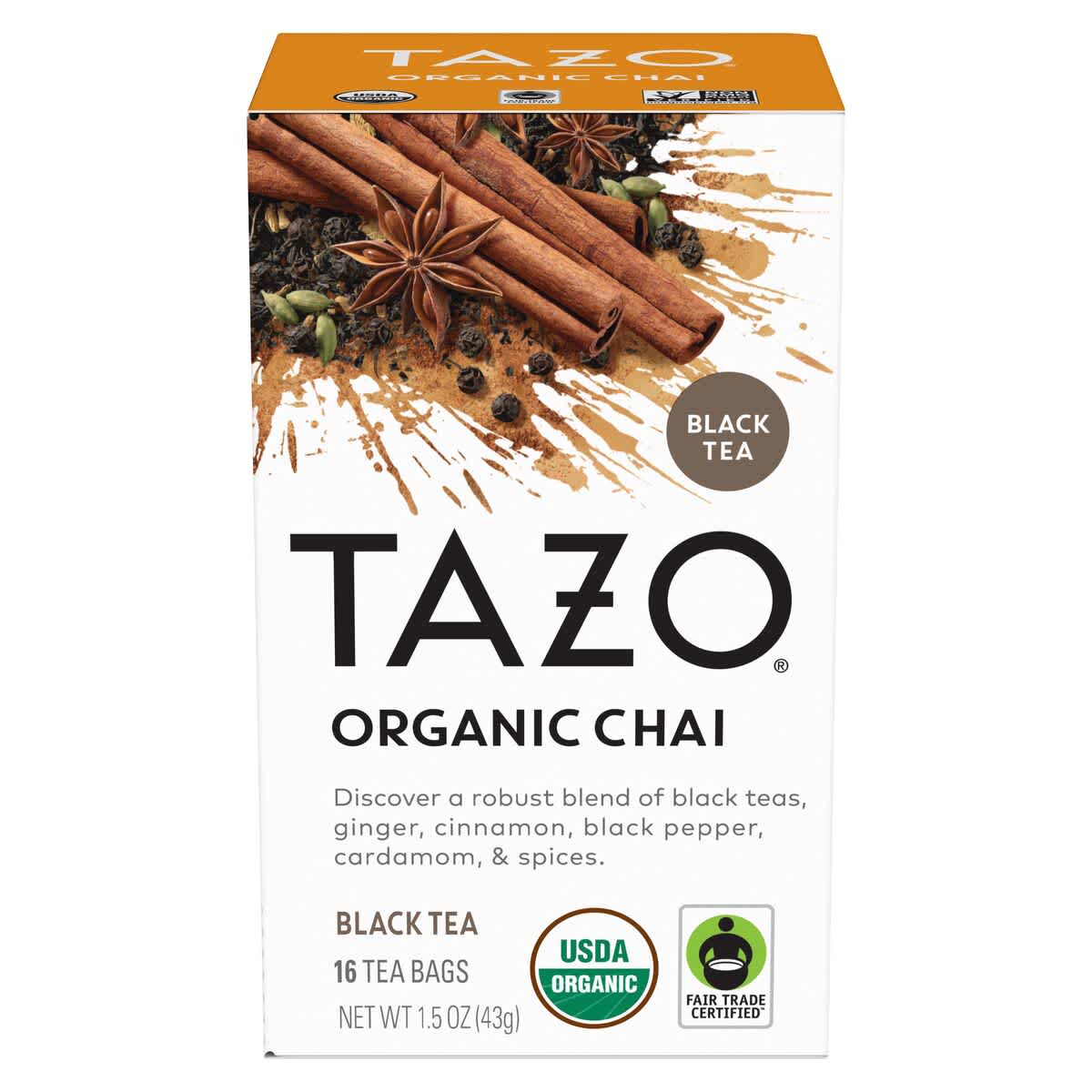 Organic Chai Black Tea 16 TEA BAGS image