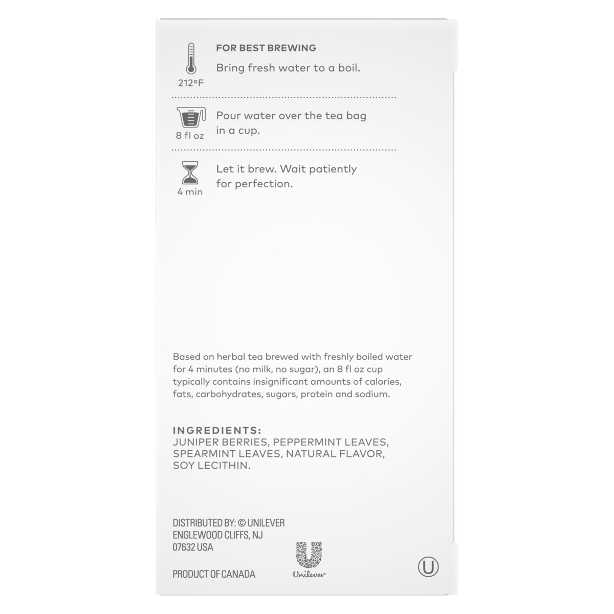 JUNIPER MINT HONEY HERBAL TEA BAGS image