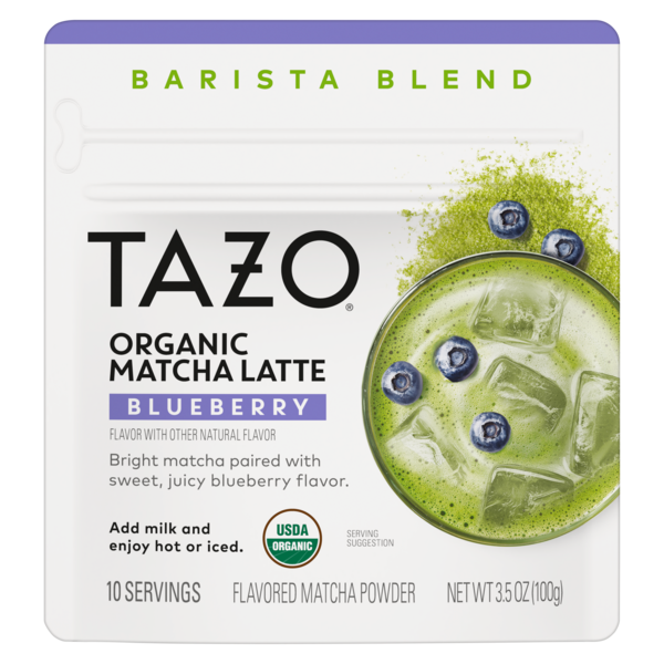 Organic Blueberry Matcha Latte image