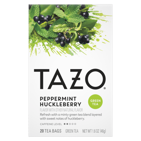 Tazo Peppermint Huckleberry Tea Bags 20 ct image