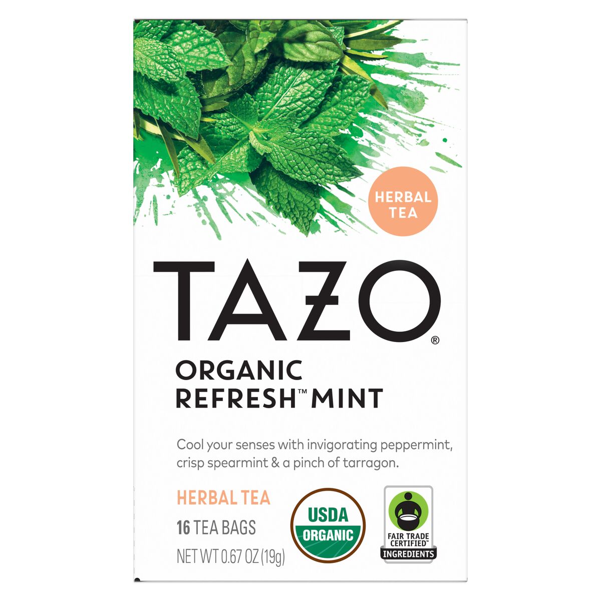 ORGANIC REFRESH MINT 16 TEA BAGS image