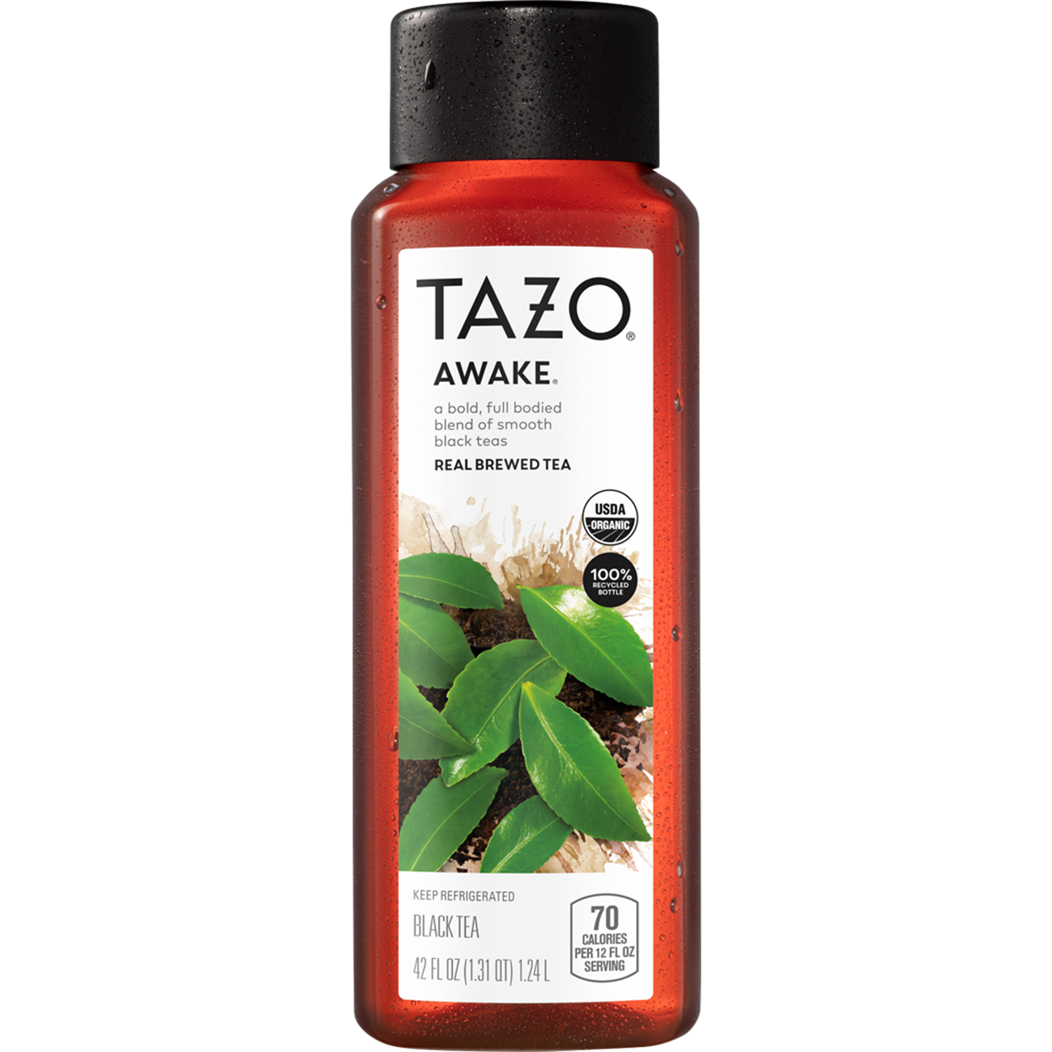 Chilled Organic AWAKE® Black Tea Bottle TAZO® Tea TAZO