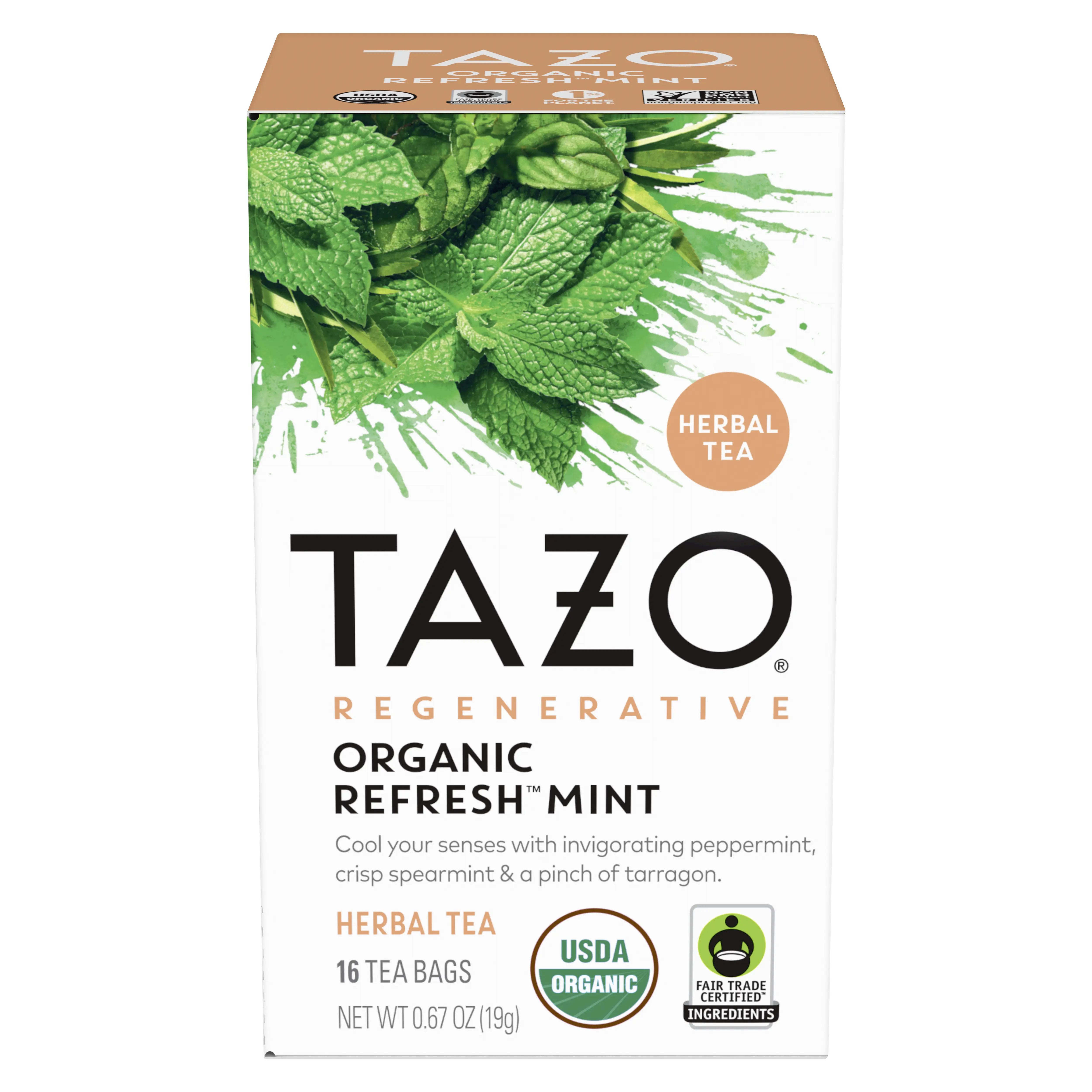 Regenerative Organic Refresh Mint | TAZO® Tea | TAZO