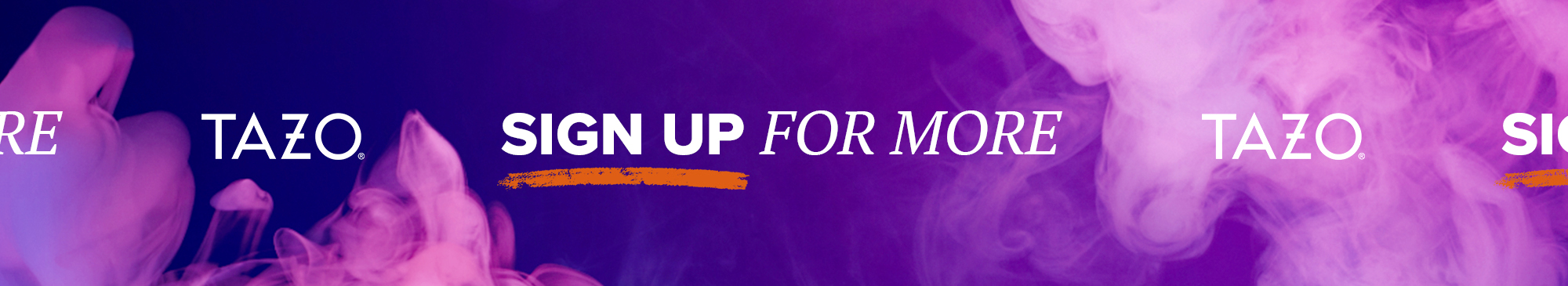 Tazo Sign Up image