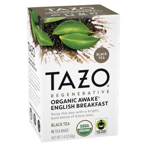 TAZO® Regenerative Organic Awake® English Breakfast 16 Tea Bags 
