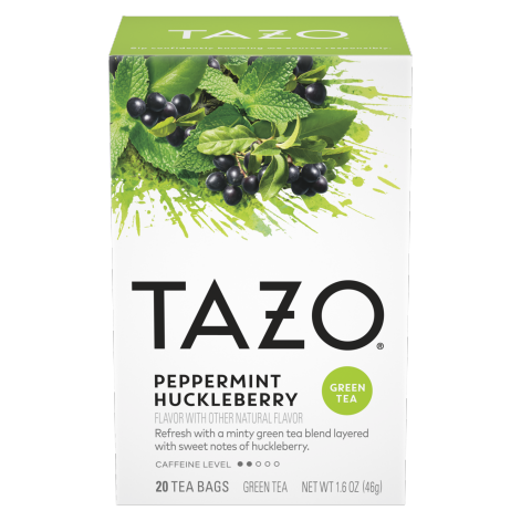 Tazo Peppermint Huckleberry Tea Bags 20 ct 