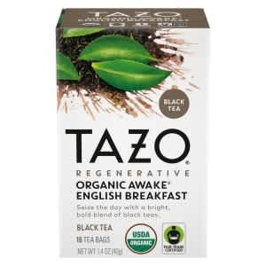 REGENERATIVE ORGANIC AWAKE® ENGLISH BREAKFAST 16 TEA BAGS img image