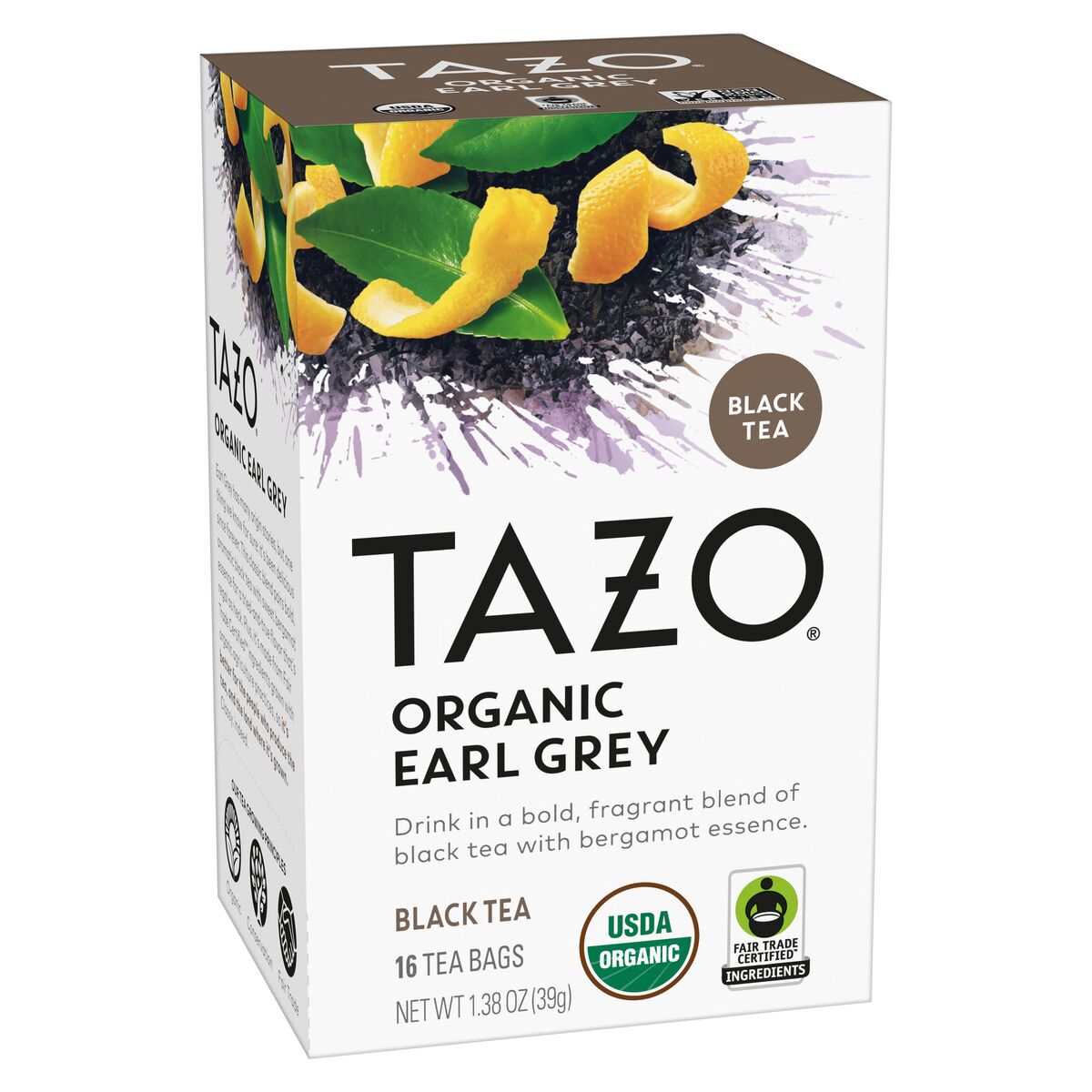 ORGANIC EARL GREY 16 TEA BAGS image